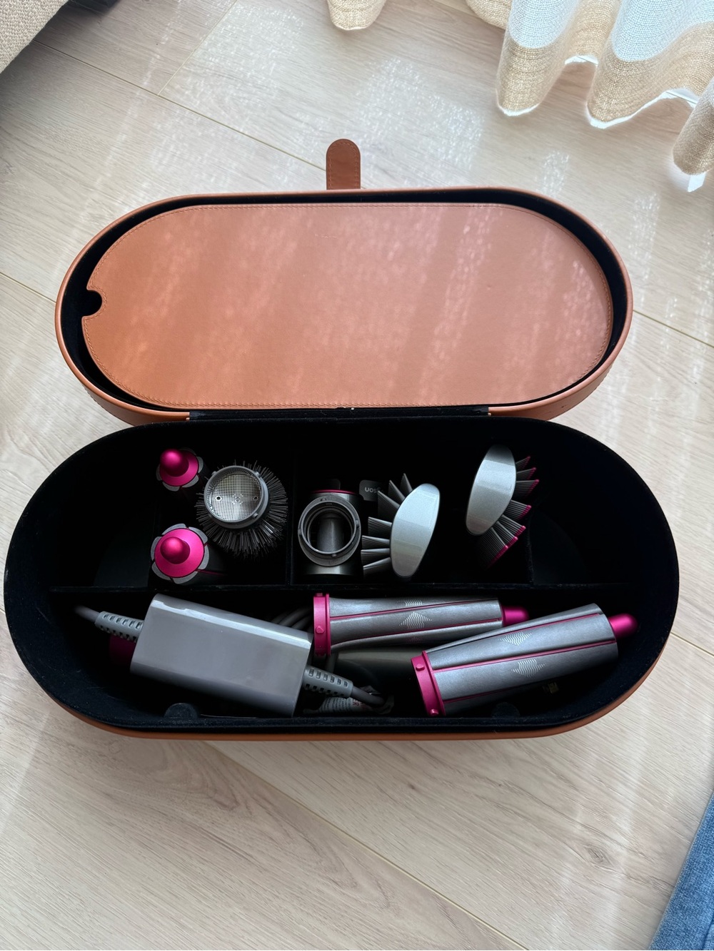 Dyson Hair Tool Storage Case in Pink and Black